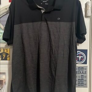 Calvin Klein Men's Black Polo Shirt